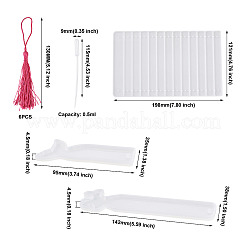 39 Stück DIY-Silikon-Lesezeichenformen&nbsp;DIY-BG0001-04