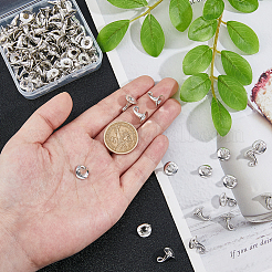 100 pz charms in lega stile tibetano&nbsp;TIBEP-FH0001-27