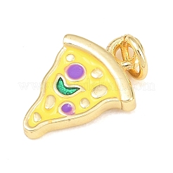 Pendentifs d'émail en laiton &nbsp;KK-B168-01G-01