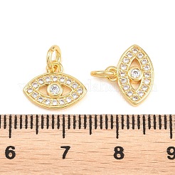 Messing micro pave klar zirkonia charme&nbsp;ZIRC-F148-04G