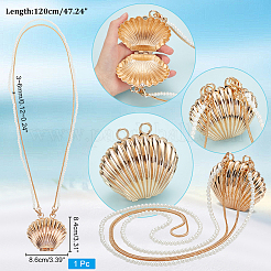 Schmuckset aus natürlicher Muschel und Seestern-Legierung mit ABS-Imitationsperlen&nbsp;DIY-PH0020-73