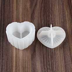 Stampi in silicone per tazze di candele fai da te a forma di cuore&nbsp;DIY-Q037-11A