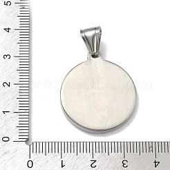 Ciondoli in acciaio inox 304&nbsp;STAS-D222-01P