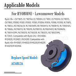 2 carrete de repuesto para recortadora de hilo AC14RL3A para Ryobi One+ 24V&nbsp;FIND-TAC0011-128A