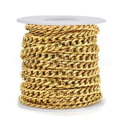 Cadenas de eslabones cubanos de acero inoxidable 304 con revestimiento iónico (IP)&nbsp;CHS-E013-17C-G