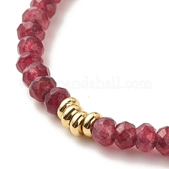 Natürliche malaysische Jade (gefärbte) Perlenarmbänder für Frauen oder Männer&nbsp;BJEW-JB07791-04