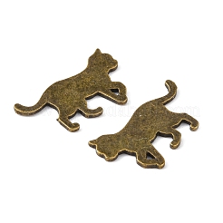 Kätzchen Cabochons aus Aluminium&nbsp;PALLOY-WH0072-73D-AB