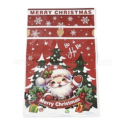 Weihnachts-Weihnachtsmann-Plastikverpackungsbeutel mit Kordelzug&nbsp;ABAG-Q053-05B