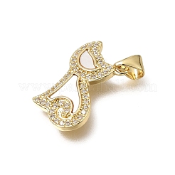 Pendentifs en laiton zircon cubique transparent&nbsp;CU-CBAF50C-10G