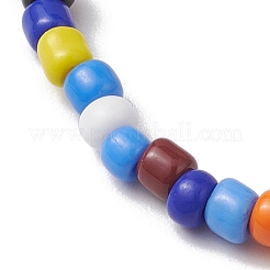 12 pièces 12 styles de perles de rocaille en verre ensembles de bracelets extensibles&nbsp;BJEW-MZ00097