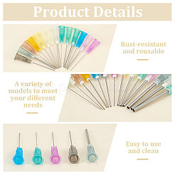 Embouts de distribution d'aiguilles émoussées de précision en plastique et en acier inoxydable&nbsp;TOOL-FG0001-17