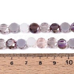 Chapelets de perles en verre électroplaqué&nbsp;X-EGLA-N022-03A-A02
