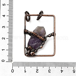 Natürlichen Amethyst Nuggets Anhänger&nbsp;G-B149-05R-03