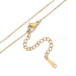 Collar de cadena de cable de acero inoxidable 304 para hombres y mujeres&nbsp;X-NJEW-N050-A03-G12