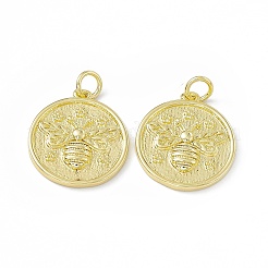 Pendentifs de placage en laiton&nbsp;KK-B065-21G