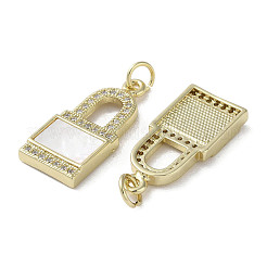 Ottone micro spianare pendenti zirconi&nbsp;KK-G485-03G