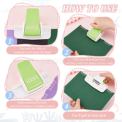 Mini-Kunststoffstanzer für Scrapbooking und Papierhandwerk&nbsp;DIY-WH0349-57B
