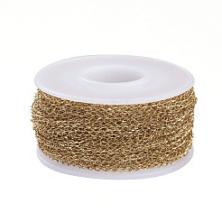 Ionenplattierung (IP) handgefertigte Ketten aus 304 Edelstahl&nbsp;STAS-G038-18G
