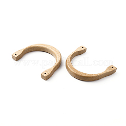 Manici per borse in legno a forma di U&nbsp;FIND-WH0005-24
