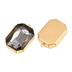 Pendenti in acciaio inossidabile 304 e vetro&nbsp;STAS-G398-27G-03