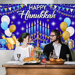 Hängendes Bannerschild aus Polyester&nbsp;AJEW-WH0190-067