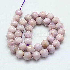 Rotonde kunzite naturali fili di perline&nbsp;G-K068-28-12mm