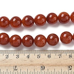 Chapelets de perles en agate naturelle craquelée&nbsp;G-I394-B15-12mm