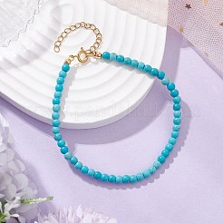 2 braccialetti di perline turchesi sintetici&nbsp;BJEW-JB11417