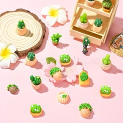 48 pz 12 stili di ornamenti in resina per esposizione di bonsai&nbsp;DJEW-CJZ0001-001