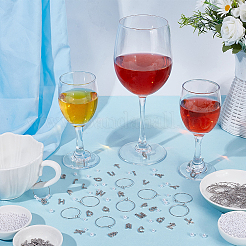 DIY Weinglas-Anhänger Markierung kis&nbsp;DIY-PH0033-52