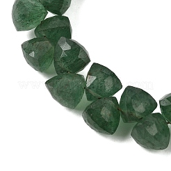 Naturales verdes fresa de cuarzo hebras de abalorios&nbsp;GG-NH0010-D01-01