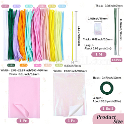 DIY-Sets zum Basteln von Tulpen-Drehstäben&nbsp;AJEW-SC0032-04