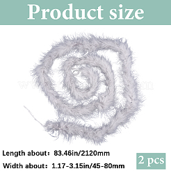 Accessoires d'ornement de plumes de dinde&nbsp;AJEW-WH20018-91A