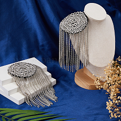 2 Stück Filz-Strass-Epauletten&nbsp;AJEW-FH0006-70