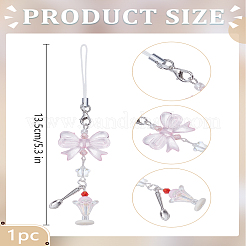 1 pz cinturini per cellulari in resina e lega&nbsp;AJEW-LP0006-21A