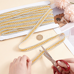 Bordure en dentelle tressée en polyester&nbsp;OCOR-WH0078-08A