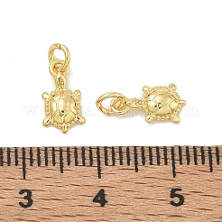 Schildpatt-Anhänger aus Messing&nbsp;KK-E797-08G