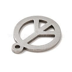 Pendentifs en acier inoxydable 201 anti-ternissement&nbsp;STAS-P312-04P