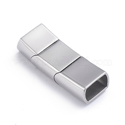 Fermoirs magnétiques rétro en acier inoxydable 304 résistant au ternissement avec emembouts collées&nbsp;STAS-L243-023P
