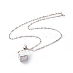 Sublimationsblank-Aluminium-Anhänger-Halskette&nbsp;LS-NJEW-E020-04P