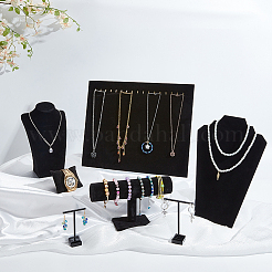 Schmuckdisplay-Sets aus Samt&nbsp;ODIS-PH0009-12
