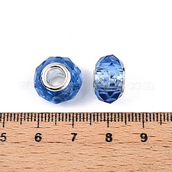 Perle di vetro trasparente europei&nbsp;GPDL-N004-D14mm-B13