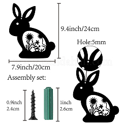 Decoraciones colgantes de hierro&nbsp;HJEW-WH0013-010