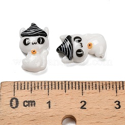 Cabochons en résine opaque halloween&nbsp;CRES-I045-01A-02