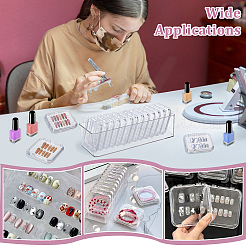 28 x Aufbewahrungsbox aus Kunststoff für Nagelkunst.&nbsp;AJEW-TW0001-09