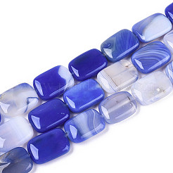 Chapelets de perles d'agate naturelle&nbsp;G-N356-03A-07
