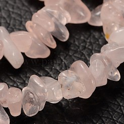 Chip perles en quartz rose naturel&nbsp;LS-F007