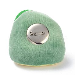 Spilla in tessuto non tessuto di avocado cartone animato&nbsp;JEWB-Z001-01