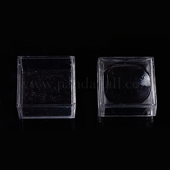 Cajas de lupa de visor de anillo de plástico transparente&nbsp;CON-K007-02B