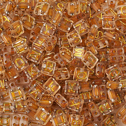 400pcs transparente galvanisierte Acryl-Mehrstrang-Glieder&nbsp;MACR-TA0001-17